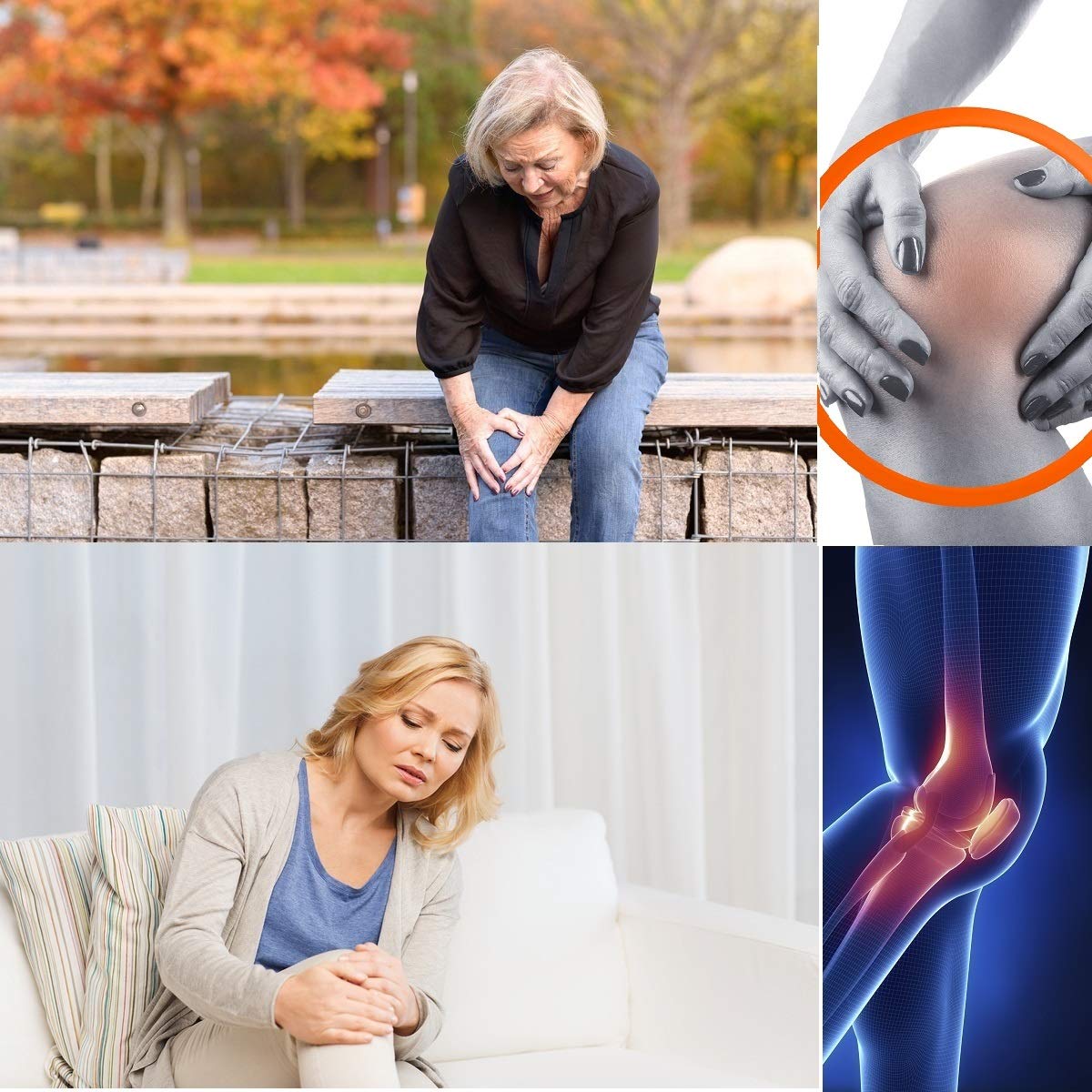 🔥 2 Pcs Premium Winter Full Wool Knee Warmers – With Adjustable Belt for Pain Relief- Free Delivery